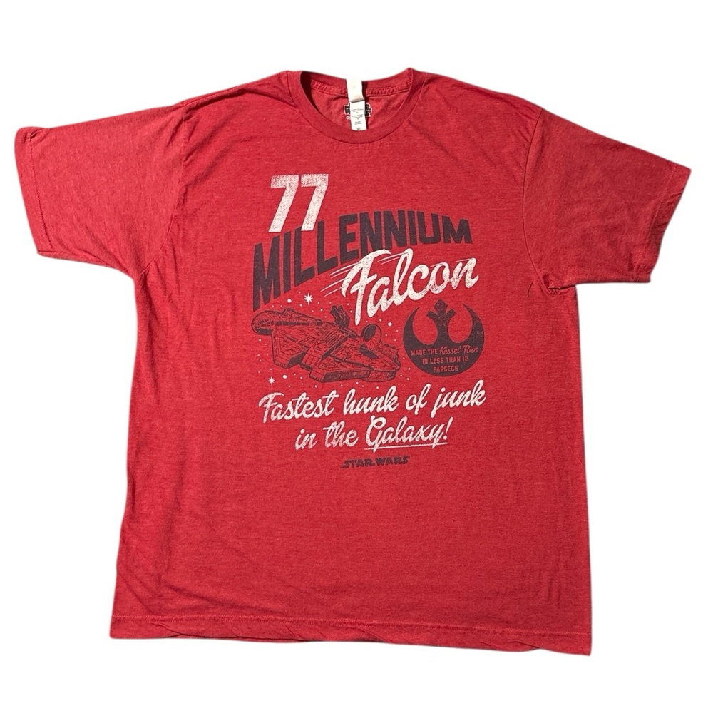 Star Wars Red Millennium Falcon Tee